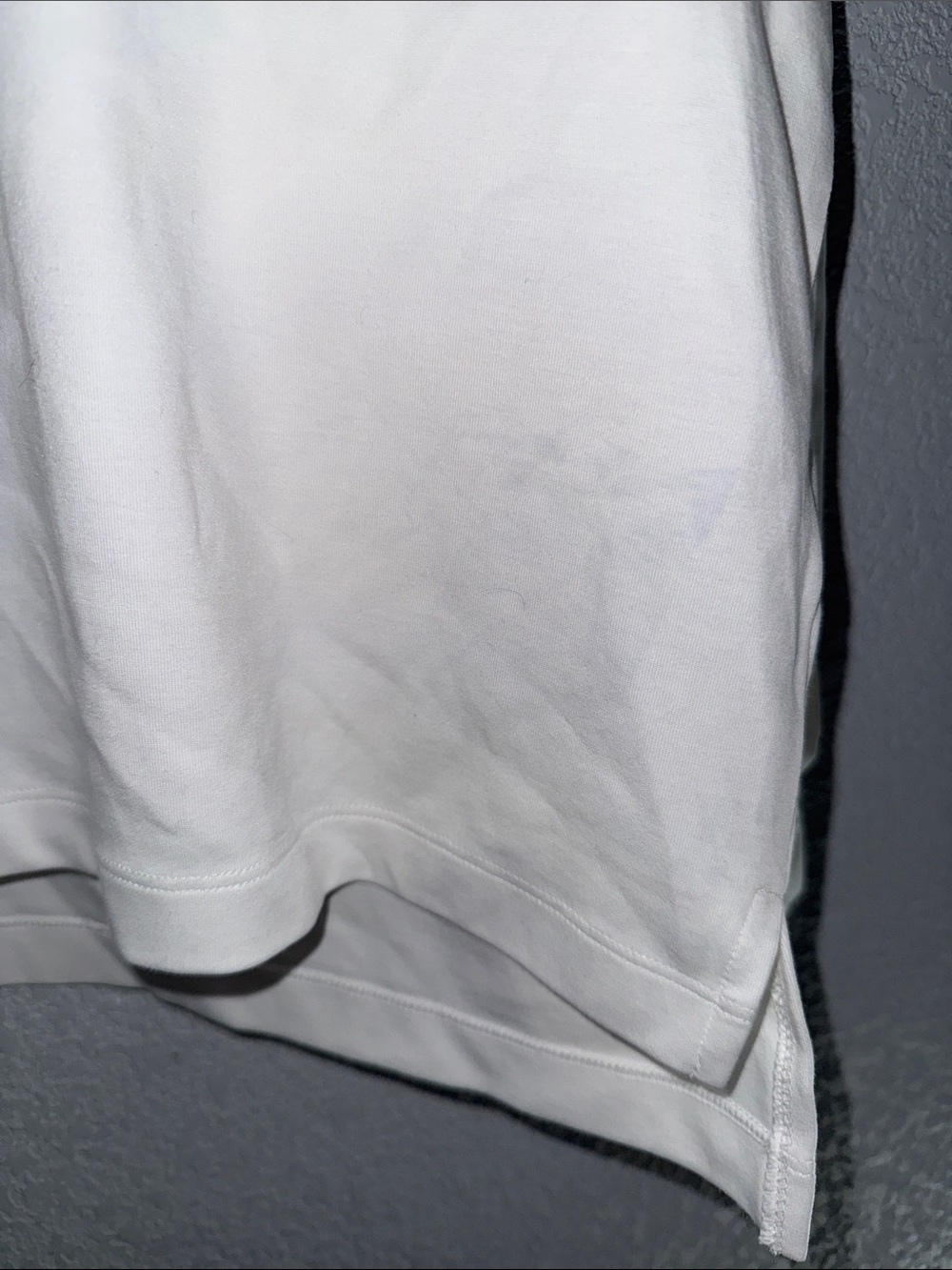 Athleta White Crewneck Pullover Tee - Picture 5 of 8
